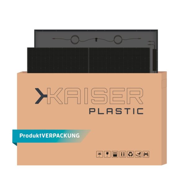 Kaiser® Kit solaire plug & play 800 W – Solution complète avec onduleur, panneaux solaires All Black, accessoires et câble de 7 m inclus, pilotable via application. – Image 5